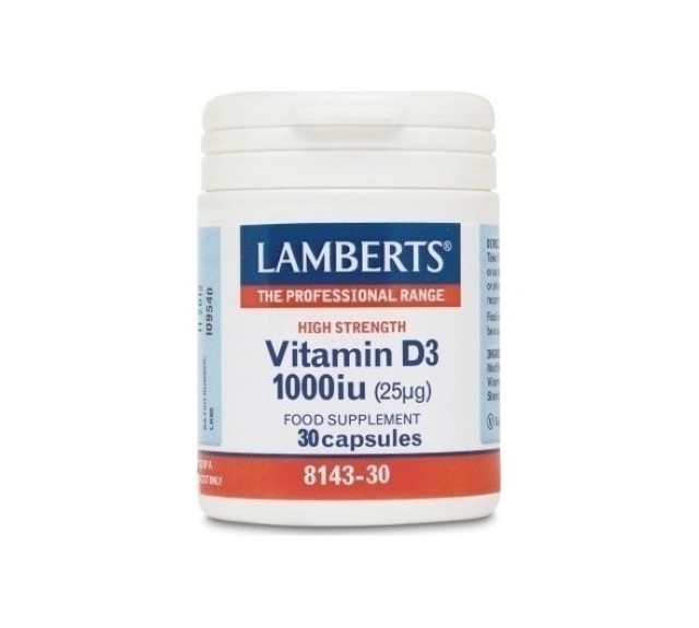 Lamberts Vitamin D3 1000iu, Για Την Υγεία Οστών, Δοντιών, Ανοσοποιητικ …