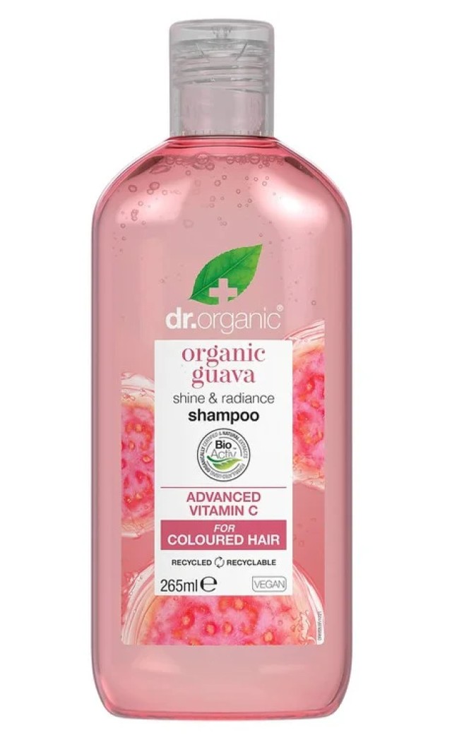 Dr.Organic Guava Guayaba Σαμπουάν για Βαμμένα Μαλλιά 265ml