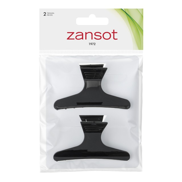 Zan Sot Klamer Κομμωτηρίου Κλασικό Μαύρο 2 Τεμάχια [17.407]