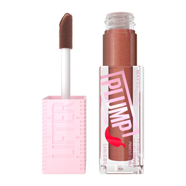 Maybelline Lip Gloss 007 Cocoa Zing Lifter Plumping Υγρό Κραγιόν Καφέ &hellip;