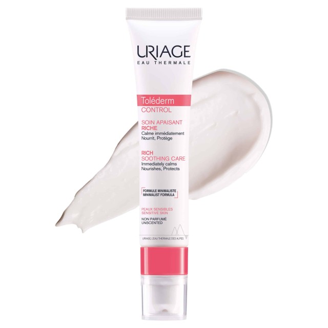 Uriage Toléderm Control Rich Cream Καταπραϋντική Φροντίδα Προσώπου 40m …