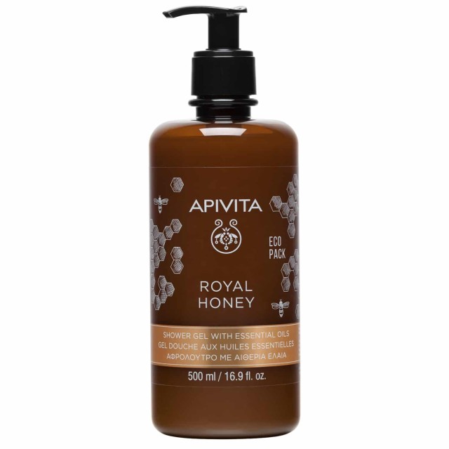 Apivita Eco Pack Royal Honey Κρεμώδες Αφρόλουτρο 500ml