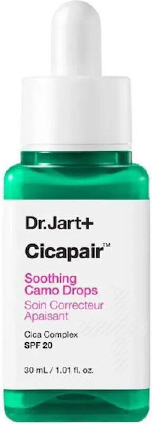 Dr.Jart+ Cicapair Soothing Camo Drops SPF20 Καταπραϋντικό Serum Προσώπ … Dr.Jart+ Cicapair Soothing Camo Drops SPF20 Καταπραϋντικό Serum Προσώπ …