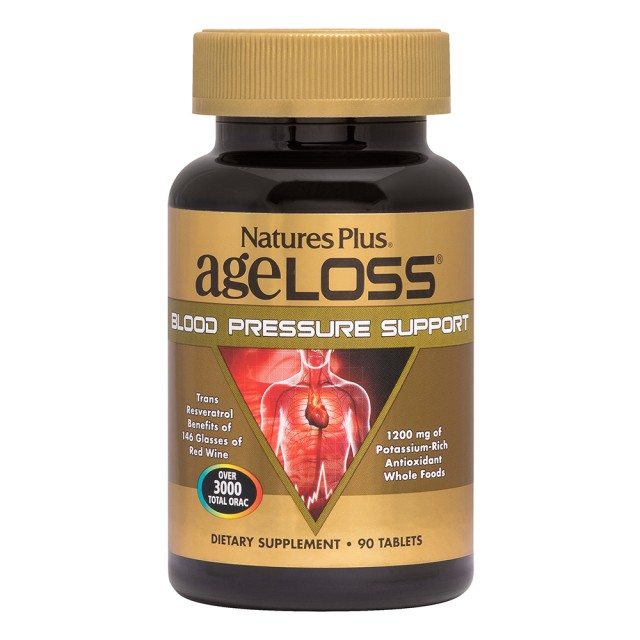 Natures Plus Ageloss Blood Pressure για την Υποστήριξη της Αρτηριακής …