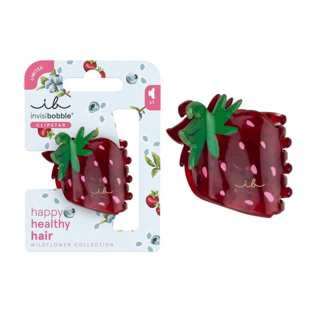 Invisibobble Wildflower Clipstar M Berry Brighter Κλάμερ Μαλλιών … Invisibobble Wildflower Clipstar M Berry Brighter Κλάμερ Μαλλιών …