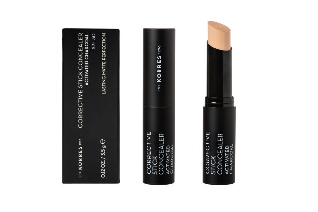 Korres Activated Charcoal Corrective Stick Concealer SPF30 ACS2 Διορθω …