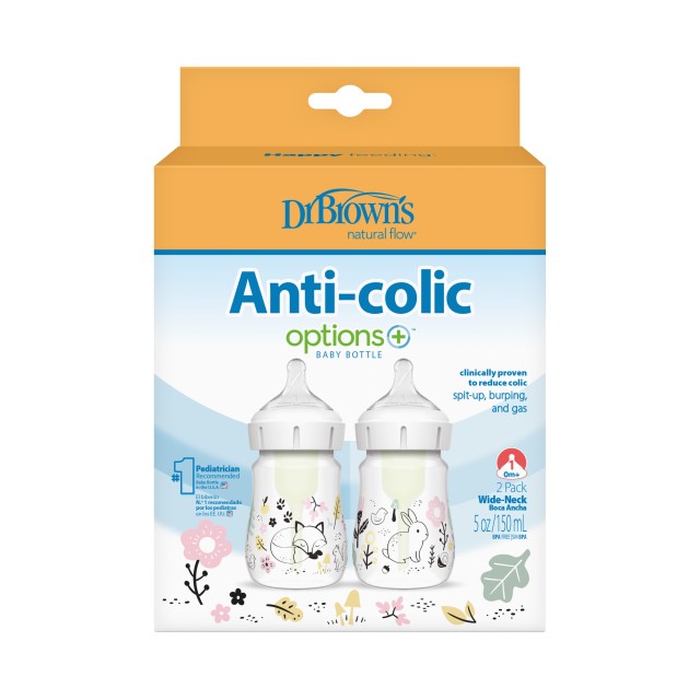 Dr. Browns Natural Flow Anti-Colic Options+ Πλαστικό Μπιμπερό Δάσος με … Dr. Browns Natural Flow Anti-Colic Options+ Πλαστικό Μπιμπερό Δάσος με …