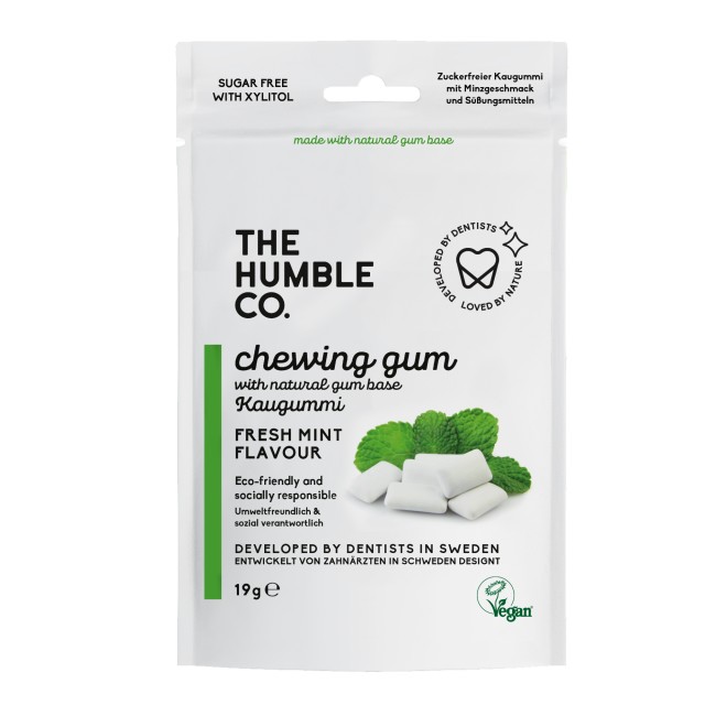 The Humble Co. Natural Chewing Gum - Fresh Mint Φυσική Τσίχλα με Γεύση &hellip;