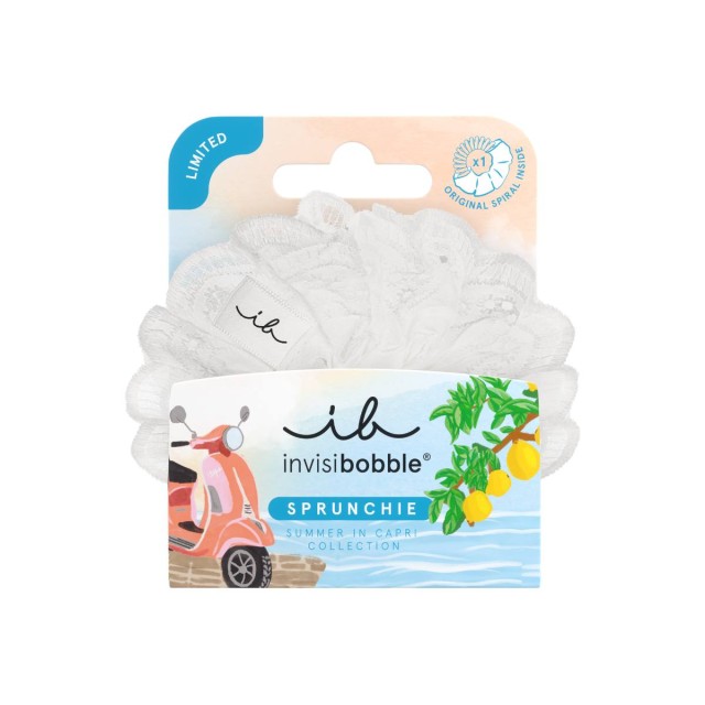 Invisibobble Sprunchie Sic Blanco Bliss Λαστιχάκι Μαλλιών 1 Τεμάχιο