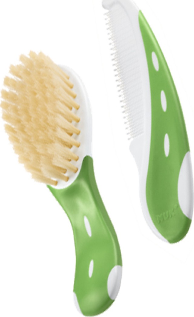 Nuk ΣΕΤ Βούρτσα - Χτένα με Φυσική Τρίχα σε Διάφορους Χρωματισμούς [10. …