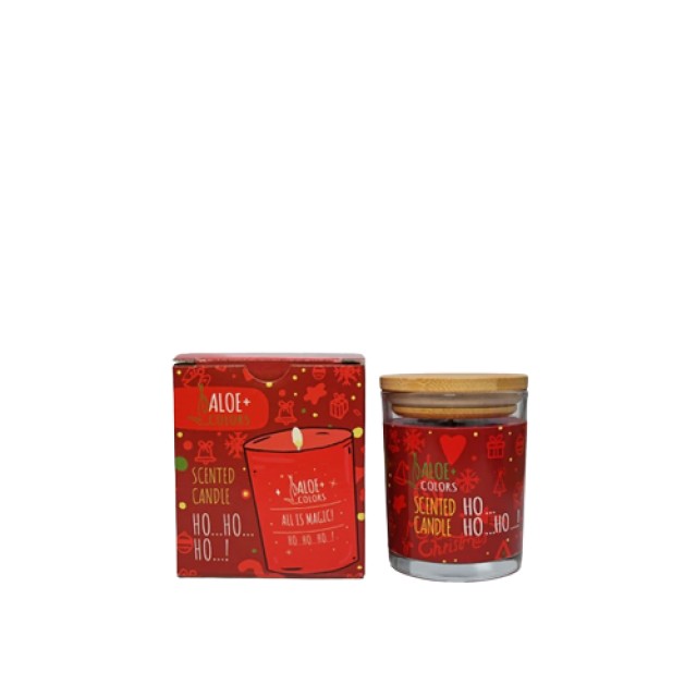 Aloe Colors Scented Soy Candle Ho Ho Ho Κερί Χώρου Σόγιας με Άρωμα Μελ …