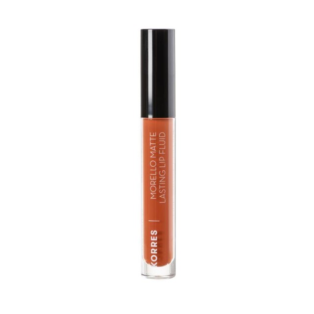 Korres Morello Lip Fluid 48 Velvet Caramel Υγρό Κραγιόν για Ματ Αποτέλ …