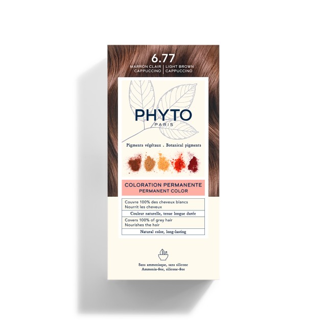 Phyto PhytoColor Βαφή Μαλλιών 6.77 Μαρόν Ανοιχτό Καπουτσίνο