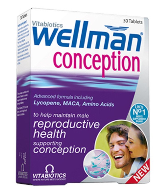 Vitabiotics Wellman Conception, Συμπλήρωμα για την Υποστήριξη του Ανδρ …
