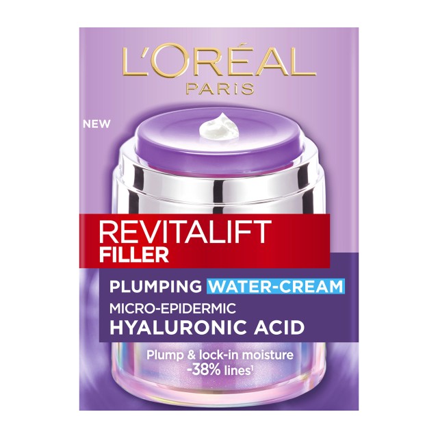 Loreal Paris Revitalift Filler Water Cream Day Αντιρυτιδική Κρέμα Προσ …