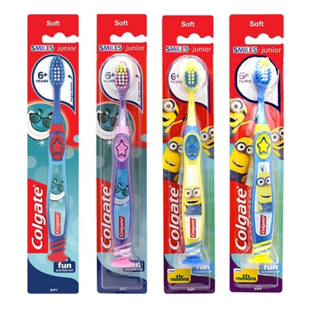 Colgate Παιδική Οδοντόβουρτσα 6+ Ετών Μαλακή Σε Διάφορους Χρωματισμούς 1 Τεμάχιο