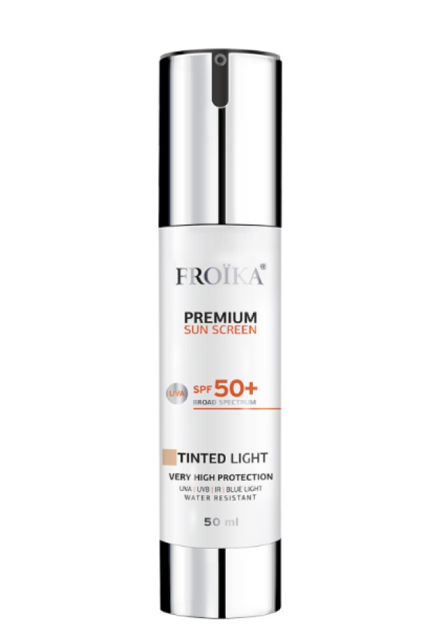 Froika Premium Sunscreen SPF50+ Tinted Light Αντηλιακό Προσώπου με … Froika Premium Sunscreen SPF50+ Tinted Light Αντηλιακό Προσώπου με …