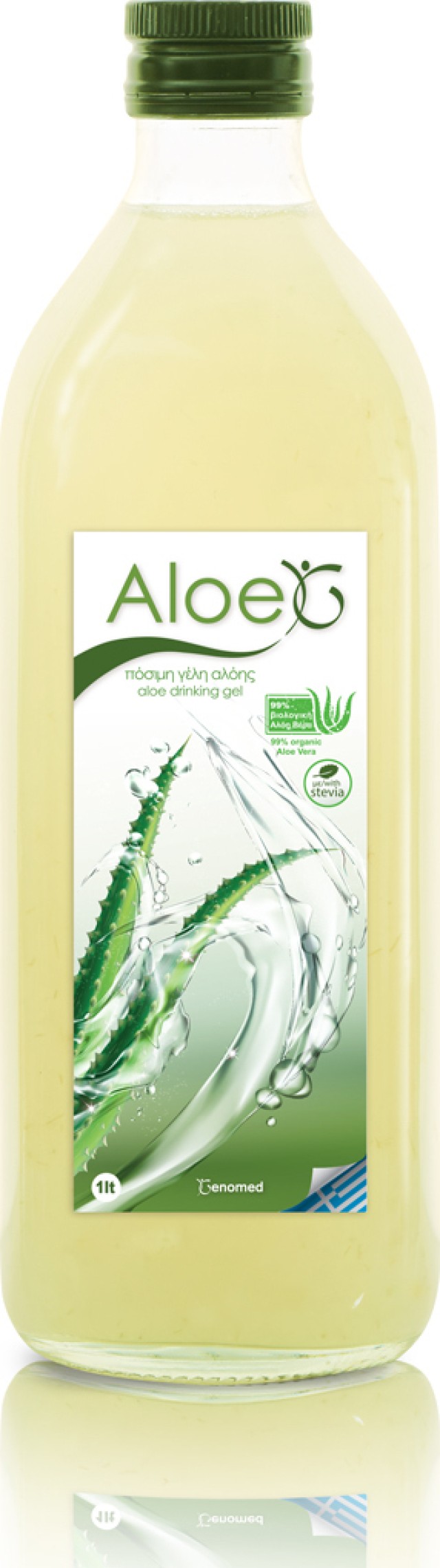 Genomed Drinking Gel Φυσική Γεύση Aloe 1000ml