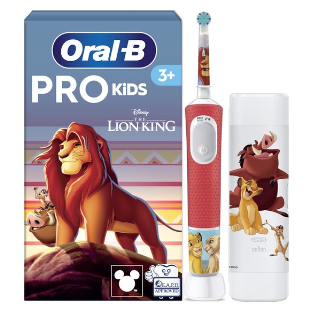 Oral B Pro Kids The Lion King Ηλεκτρική Οδοντόβουρτσα για Παιδιά 3+ &hellip;