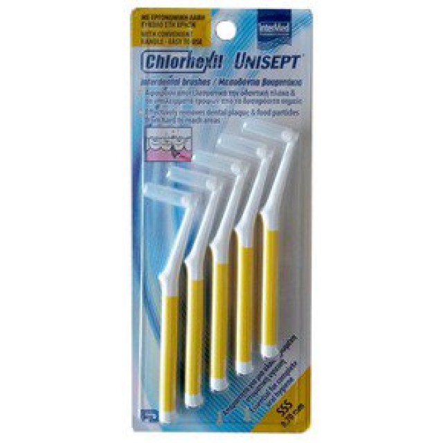 Intermed Chlorhexil Interdental Brushes SSS 0,7mm, 5 τμχ Intermed Chlorhexil Interdental Brushes SSS 0,7mm, 5 τμχ