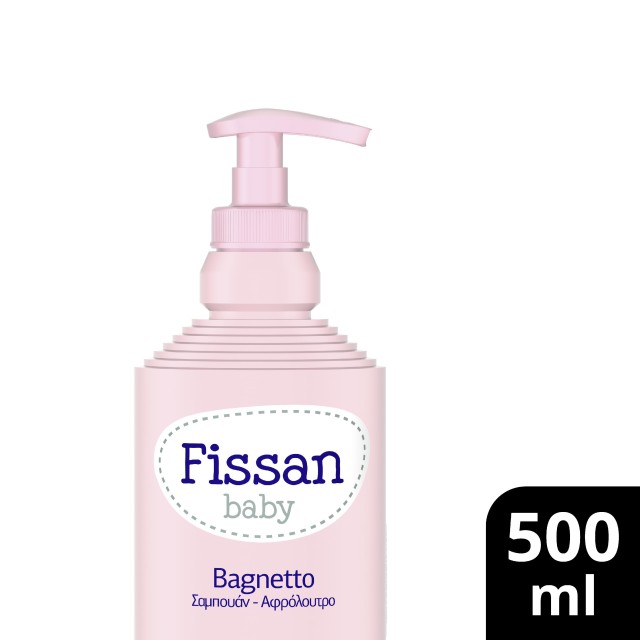 Fissan Baby Bagnetto Βρεφικό Σαμπουάν & Αφρόλουτρο 500ml