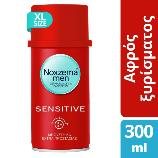 Noxzema Men Shaving Foam Sensitive Αφρός Ξυρίσματος για την Ευαίσθητη …