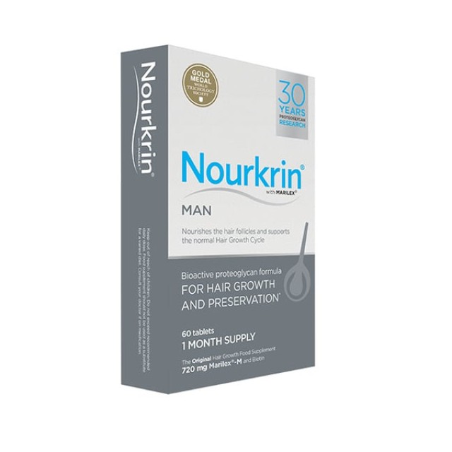 Nourkrin Man Συμπλήρωμα Διατροφής Για Την Αντιμετώπιση Της Ανδρικής &hellip;