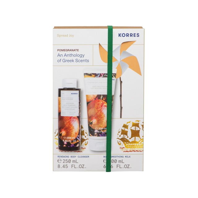 Korres PROMO Pomegranate Αφρόλουτρο Ρόδι 250ml & Ενυδατικό Γαλάκτωμα Σ …