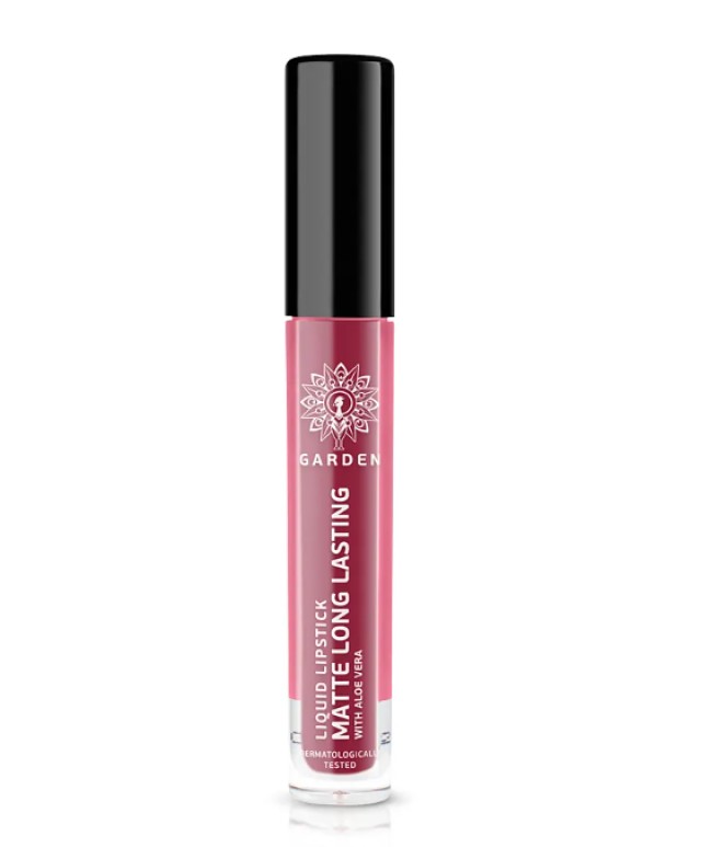 Garden Liquid Matte Lipstick Dark Cherry 06 Υγρό Ματ Κραγιόν Μακράς Δι …