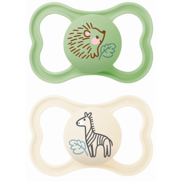 Mam Air Ορθοδοντική Πιπίλα Σιλικόνης για 16m+ με Θήκη Πράσινο - Μπεζ 2 … Mam Air Ορθοδοντική Πιπίλα Σιλικόνης για 16m+ με Θήκη Πράσινο - Μπεζ 2 …