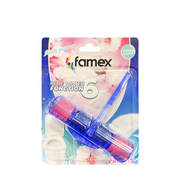 Famex Καθαριστικό και Αρωματικό Λεκάνης με Άρωμα Λουλουδιών 1 Τεμάχιο