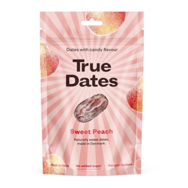True Dates Φυσικοί Χουρμάδες με Γεύση Sweet Peach Χωρίς Ζάχαρη 100gr True Dates Φυσικοί Χουρμάδες με Γεύση Sweet Peach Χωρίς Ζάχαρη 100gr