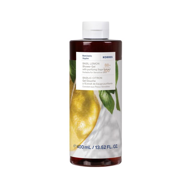 Korres Βασιλικός Λεμόνι Αφρόλουτρο 400ml