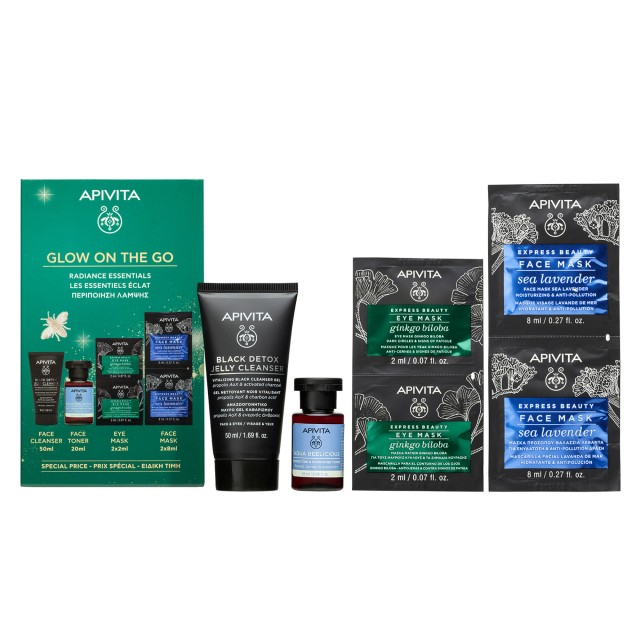 Apivita PROMO Black Detox Jelly Cleanser Μαύρο Gel Καθαρισμού Πρόσωπο &hellip;