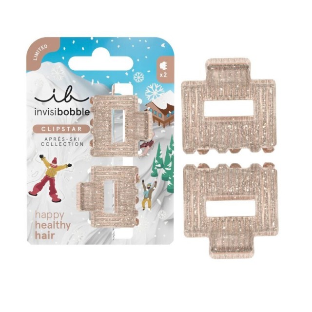 Invisibobble Clipstar S Après Ski Shimmer Κλάμερ Μαλλιών 2 Τεμάχια Invisibobble Clipstar S Après Ski Shimmer Κλάμερ Μαλλιών 2 Τεμάχια