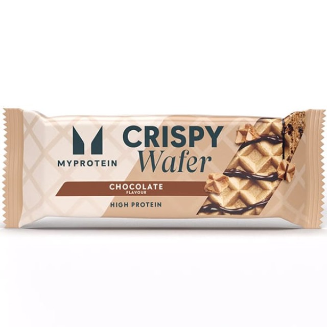MyProtein Crispy Waffer Chocolate Γκοφρέτα Πρωτεΐνης 15gr με Γεύση Σοκ &hellip;