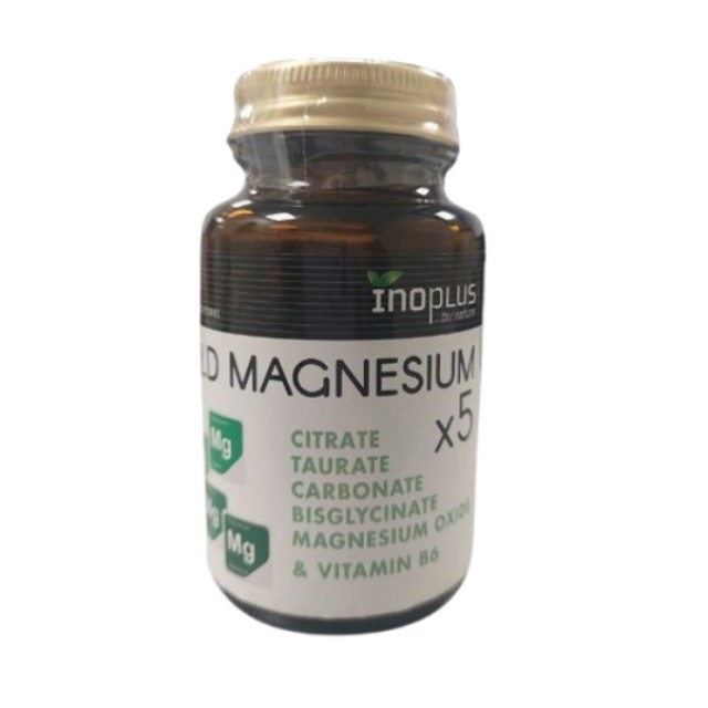 Inoplus Gold Magnesium x5 για την Καλή Λειτουργία των Μυών & του Νευρι …
