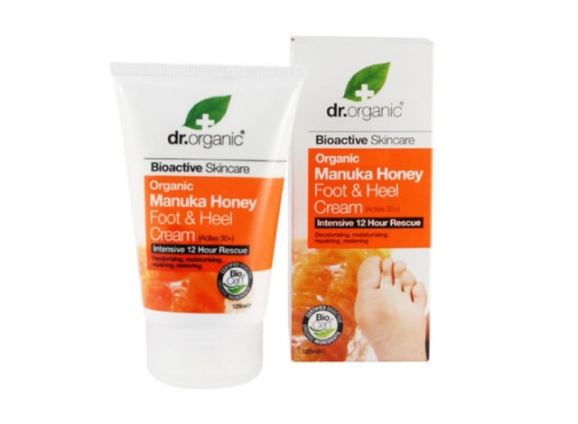 Dr.Organic Manuka Honey FOOT & HEEL Κρέμα Ποδιών 125ml