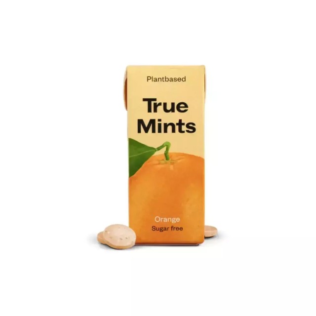 True Mints Orange Sugar Free Φυσικές Παστίλιες με Γεύση Πορτοκάλι Χωρί …