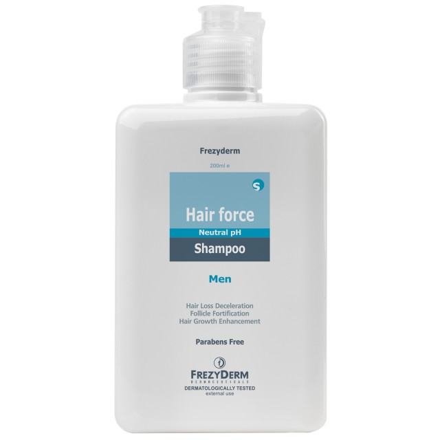 Frezyderm Hair Force Men Shampoo Σαμπουάν κατά της Τριχόπτωσης Για Άνδ …