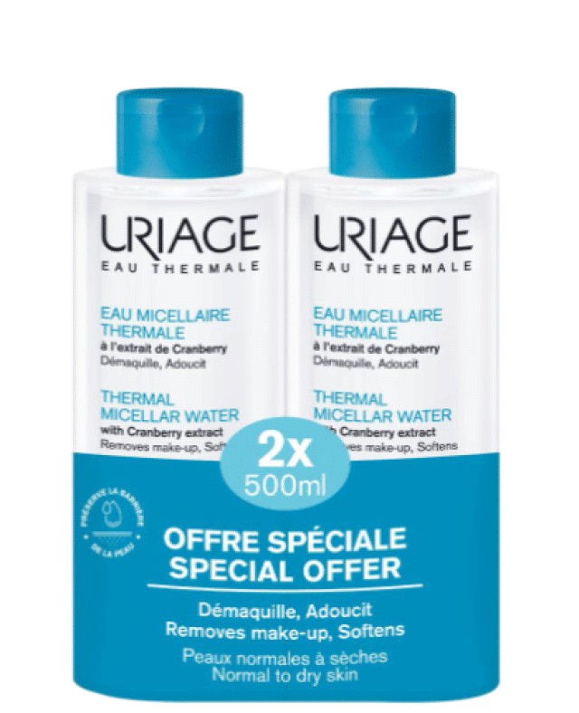 Uriage PROMO Eau Thermale Ιαματικό Νερό Micellar για Κανονικό - Ξηρό Δ …