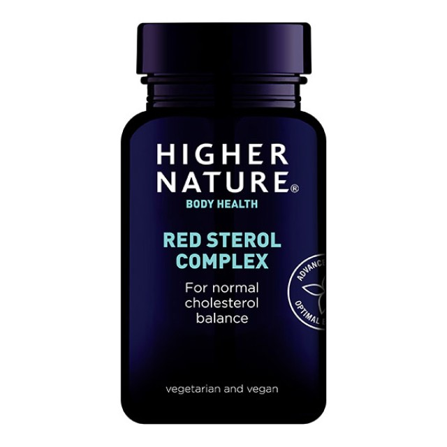 Higher Nature Red Sterol Complex Συμπλήρωμα Διατροφής για την Χοληστερίνη 90 ταμπλέτες