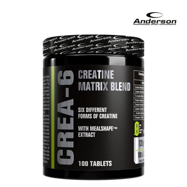 Anderson Creatine Matrix Blend Crea-6 Κρεατίνη 100 Ταμπλέτες