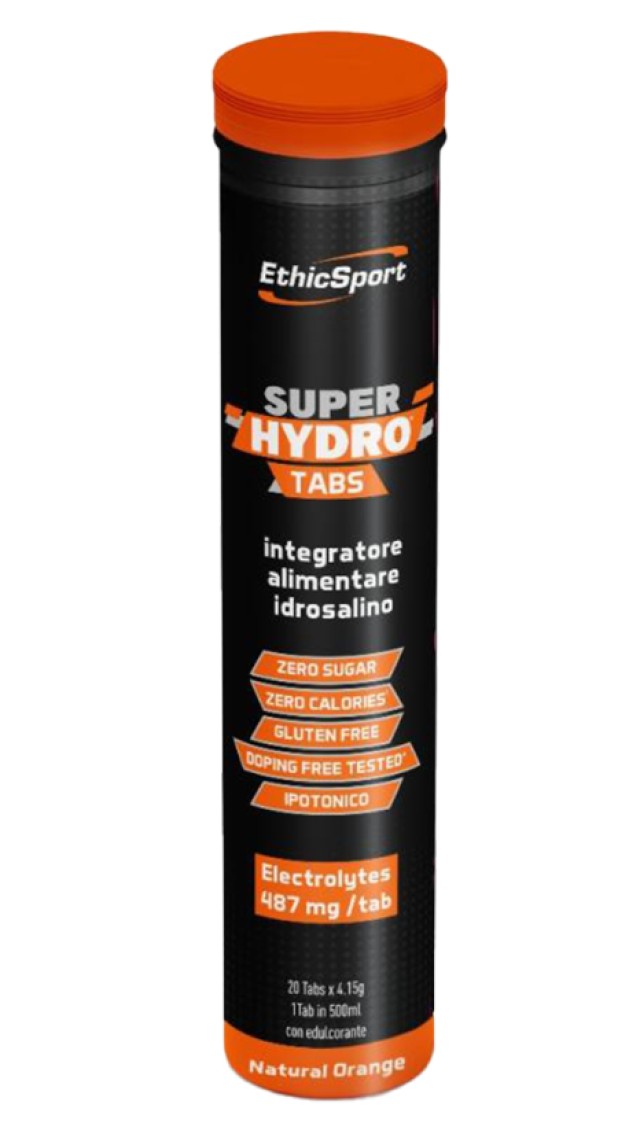 EthicSport Super Hydro Tabs Orange Ηλεκτρολύτη για Άμεση Ενυδάτωση 20 &hellip;