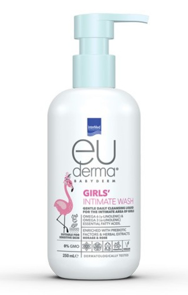 Intermed Euderma Babyderm Girls Intimate Wash Καθημερινό Υγρό Καθαριστ &hellip;