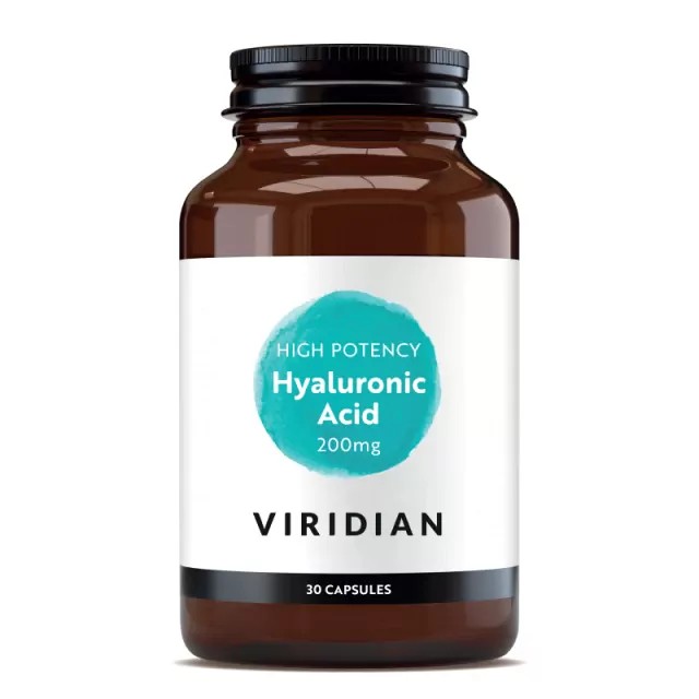 Viridian High Potency Hyaluronic Acid 200mg για την Καλή Υγεία των Αρθ …