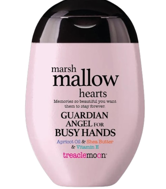 TreacleMoon Marsh Mallow Hearts Hand Cream Ενυδατική Κρέμα Χεριών με Άρωμα Ζαχαρωτών 75ml