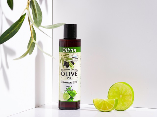Olivin Shower Gel Sange-Lime Ενυδατικό Αφρόλουτρο Λάιμ & Φασκόμηλο 200 &hellip;
