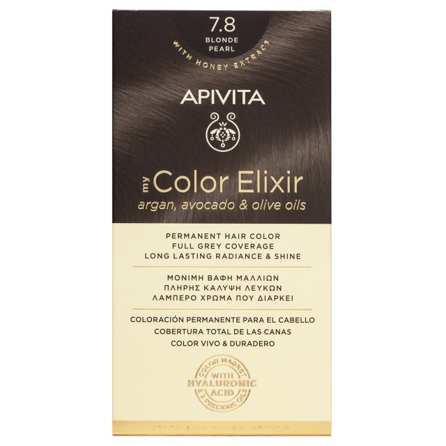 Apivita My Color Elixir No7.8 Ξανθό Περλέ Κρέμα Βαφή Σε Σωληνάριο 50ml …