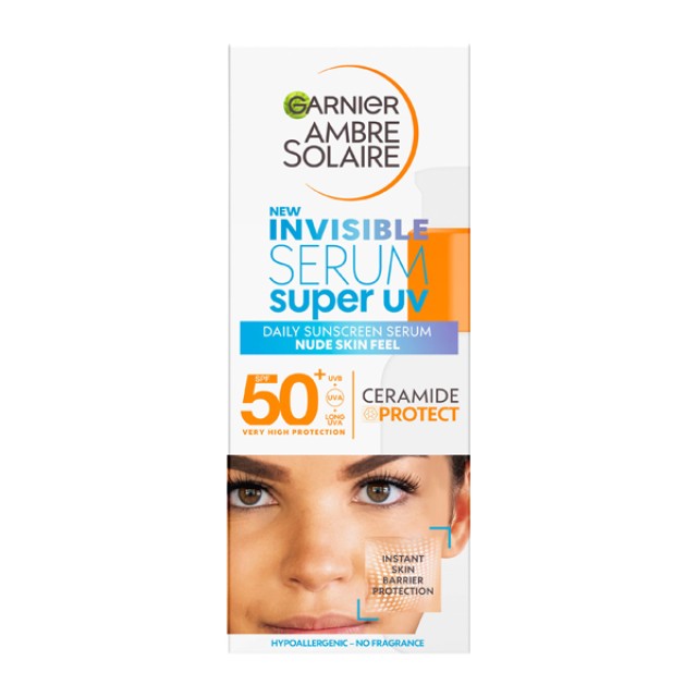 Garnier Ambre Solaire Super UV Invisible Serum Ορός Προσώπου με SPF50+ …